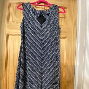 Holiday silver dress